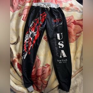 Unisex jrs XXL YESS black USA jogger sweats
